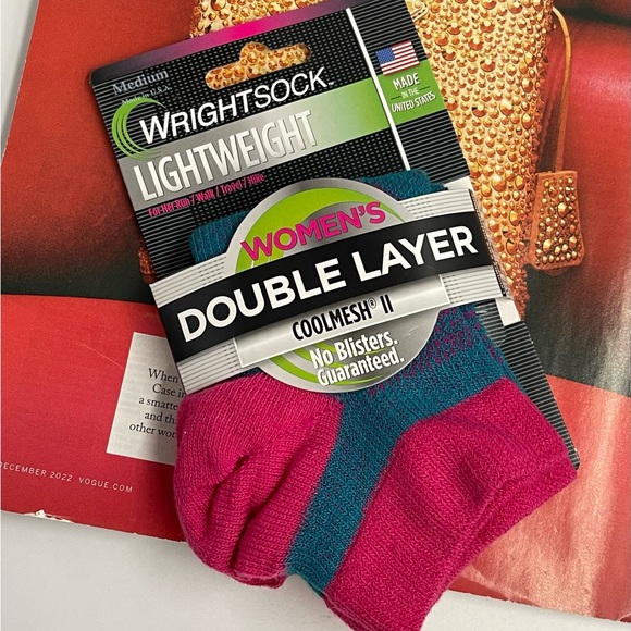 NWT WRIGHTSOCK TAB Coolmesh II ANTI BLISTER SYSTEM Socks Pick - Picture 3 of 5
